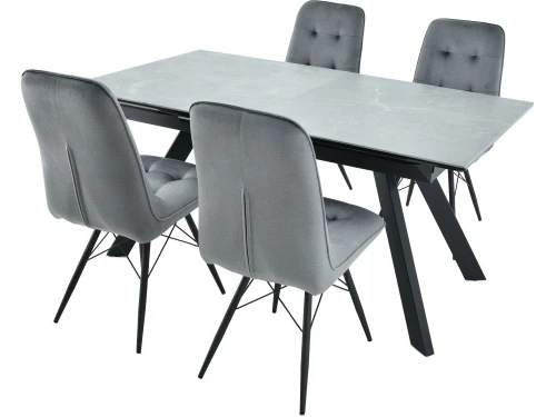 Стол «Como» Bayona Grey Natural, каркас черный
