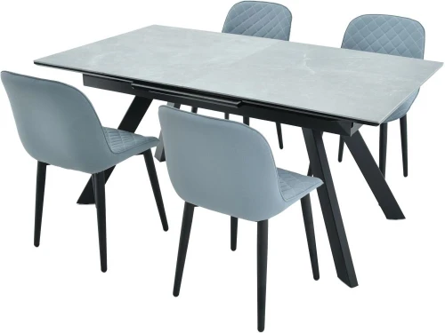 Стол «Como» Bayona Grey Natural, каркас черный