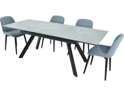 Стол «Como» Bayona Grey Natural, каркас черный