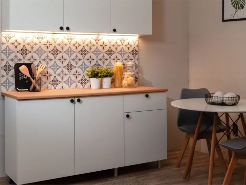 Кухонный гарнитур «Ева» 150см, Белый шагрень (дуб классический)