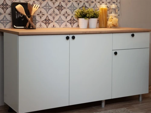 Кухонный гарнитур «Ева» 150см, Белый шагрень (дуб классический)