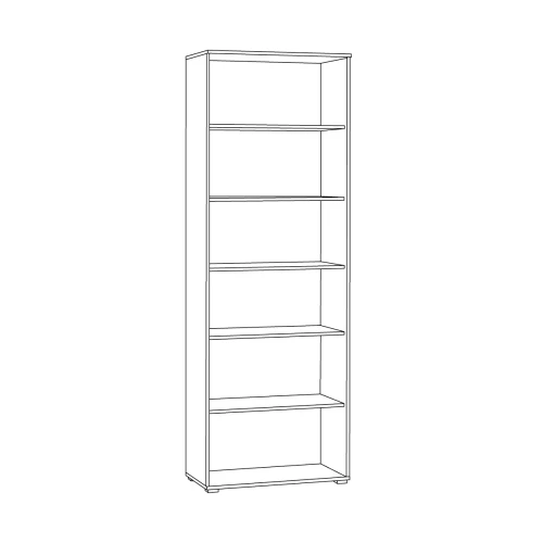 Шкаф 16.307 Остин Серый Графит, Дуб Золотой