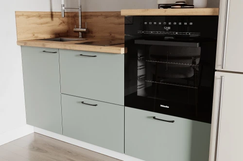 Готовая кухня КГ 1650 Эмаль, Олива  Арника РМ в.2