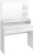 Стол с двумя ящиками и надстройкой Монако МН-18 + МН-18А белое дерево
