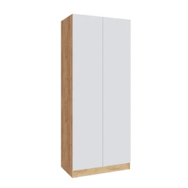 Шкаф для одежды и белья Руэлла, Дуб Крафт золотой, Белый