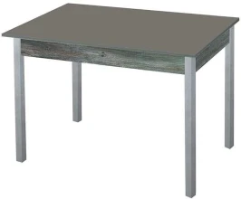 Альфа фотопечать стол обеденный раздвижной / графит/пасадена/металлик