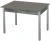 Альфа фотопечать стол обеденный раздвижной / графит/пасадена/металлик