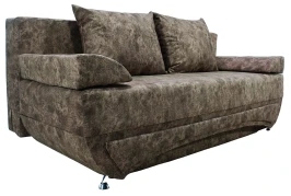 Диван Еврокнижка Матильда велюр коричневый