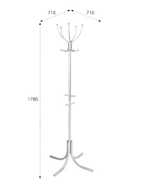 Вешалка напольная М 10 металлик