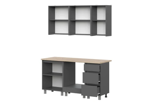 Кухня Денвер (без столешницы). Композиция 4