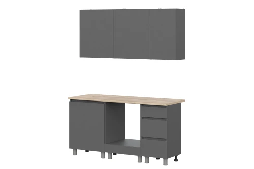 Кухня Денвер (без столешницы). Композиция 4