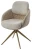 Стул ГРЕЙС (GRACE) 360 град., цвет ЛАТТЕ PENA-110 / HUNTER-120, ткань / ШАМПАНЬ каркас, ®DISAUR