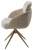 Стул ГРЕЙС (GRACE) 360 град., цвет ЛАТТЕ PENA-110 / HUNTER-120, ткань / ШАМПАНЬ каркас, ®DISAUR