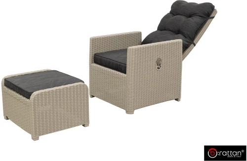 Комплект уличной мебели MANCHESTER OTTO SET 2, цвет серый