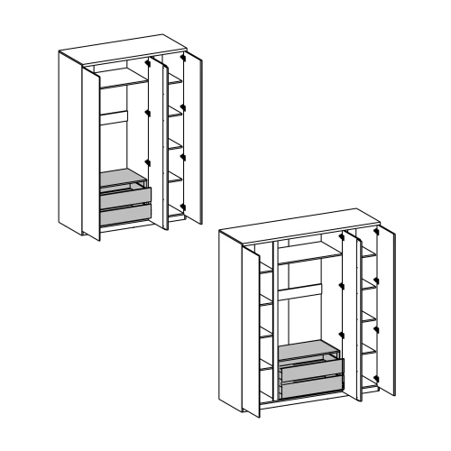 LIMA, Комплект ящиков 2S. Цвет ПЕРСИДСКИЙ ЖЕМЧУГ