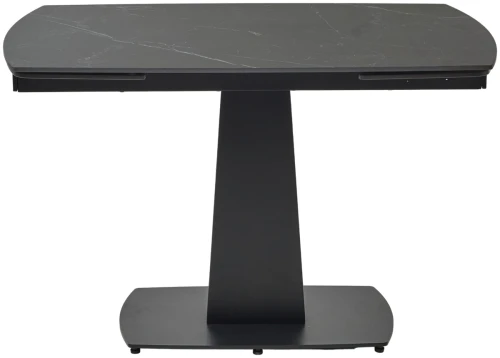 Стол BALDE 140 MATT BLACK MARBLE SOLID CERAMIC / BLACK, ®DISAUR