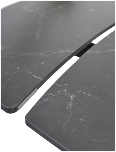 Стол BALDE 140 MATT BLACK MARBLE SOLID CERAMIC / BLACK, ®DISAUR