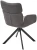 Стул TRIS 360 град. поворот с возвратом, Davis Nowo 92 серый, букле /Point 90 серый/ Черный, ®DISAUR