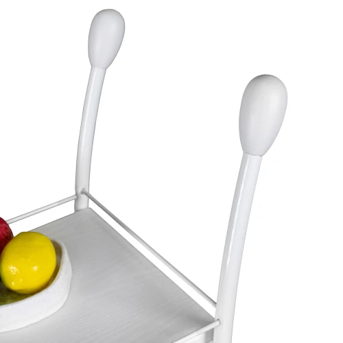 Стол сервировочный Марко белый/белый