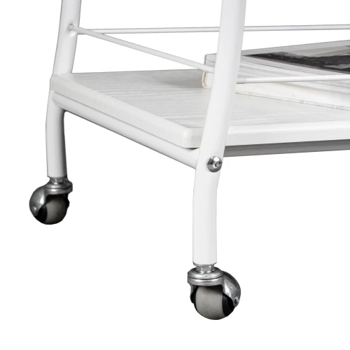 Стол сервировочный Марко белый/белый