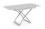 Стол MAGIC-J CS/5041-G, P77 chrome/ P64 white/ glass GXW extrawhite