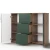 Комод «Герта» КМК 0979.16, дуб канзас/зеленый матовый