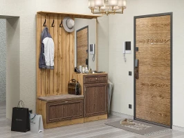 Готовая прихожая Стиль-02 Brown Dreamline
