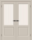 Двойная межкомнатная дверь BRAVO Неоклассик-33 Cream Silk Magic Moru