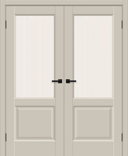 Двойная межкомнатная дверь BRAVO Неоклассик-33 Cream Silk Magic Moru