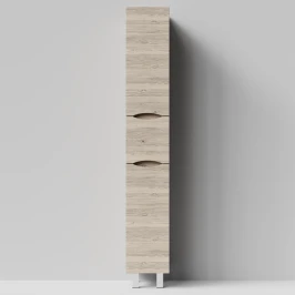 Пенал Лайт 30 напольный, Дубослив ореховый светлый ПВХ 3445, левый