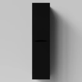 Пенал Лайт 35 подвесной, черный глянец, левый