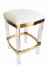 Табурет барный Найс MH-1974S.2, 40х40х61 см, белый/золото
