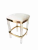 Табурет барный Найс MH-1974S.2, 40х40х61 см, белый/золото