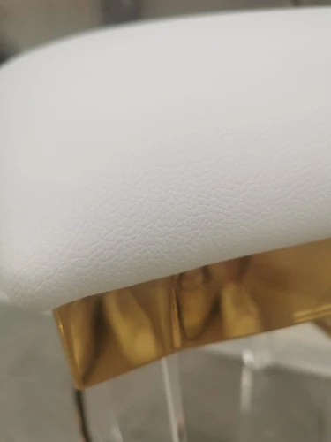 Табурет барный Найс MH-1974S.2, 40х40х61 см, белый/золото