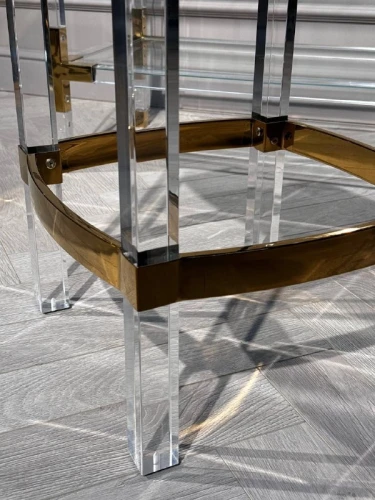 Табурет барный Найс MH-1974S.2, 40х40х61 см, белый/золото