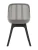 DC271 Стул пластиковый, СЕРЫЙ, ноги черные