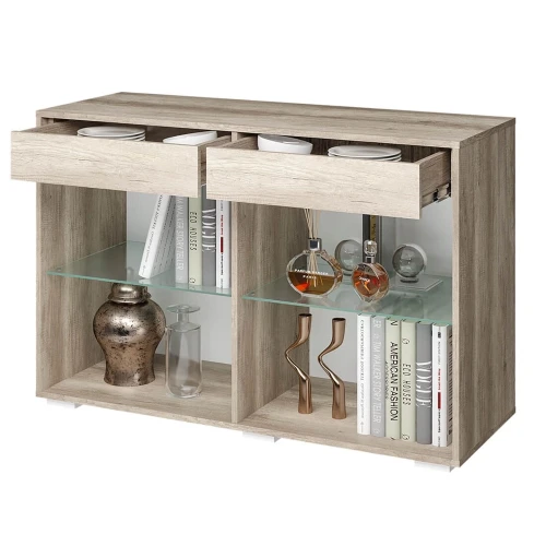 Комод Наоми КМ-10, Дуб каньон/Графит нубук