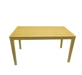 Стол Суматра «Sumatra» 1400×800 прямоугольный с имитацией структуры натурального дерева  -  Бежевый