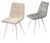 Стул CHILLI-Q светло-серый #26, велюр / белый каркас, 4 шт/ 1 к, М-City