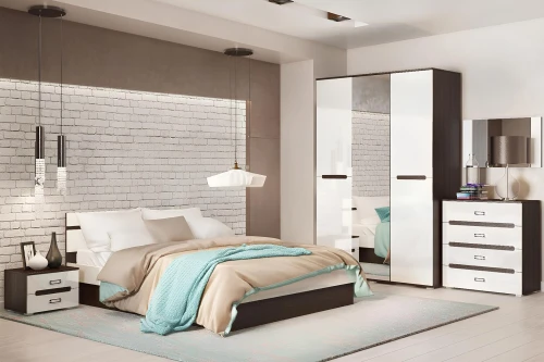 Шкаф трехстворчатый Ким, Белый глянец холодный, Венге