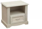 Тумба прикроватная Сохо 32.17 бетон белый/бетон патина