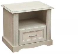 Тумба прикроватная Сохо 32.17 бетон белый/бетон патина