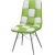 Стул «Бордо» двухцветный бело-зеленый, паук хром