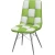 Стул «Бордо» двухцветный бело-зеленый, паук хром