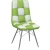 Стул «Бордо» двухцветный бело-зеленый, паук хром