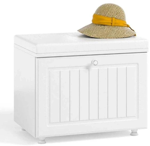 Тумба под обувь (ш.600) Монако МН-21 белое дерево