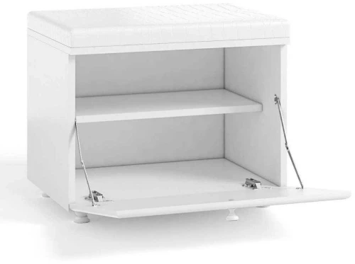 Тумба под обувь (ш.600) Монако МН-21 белое дерево