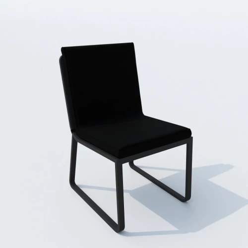 Обеденная группа TELLA  GIRA  каркас карбон / стол тик 220 / ткань черная