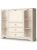 Шкаф Сиена низкий 2дв, бежевый