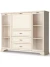 Шкаф Сиена низкий 2дв, бежевый